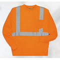 Class 2 Long Sleeve Safety T-Shirt (Orange)